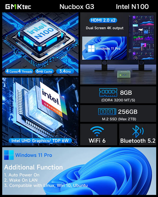 1002-GMKtec NucBox G3 Mini Pc
