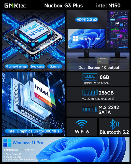 1001-GMKtec NucBox G3 Plus Mini Pc